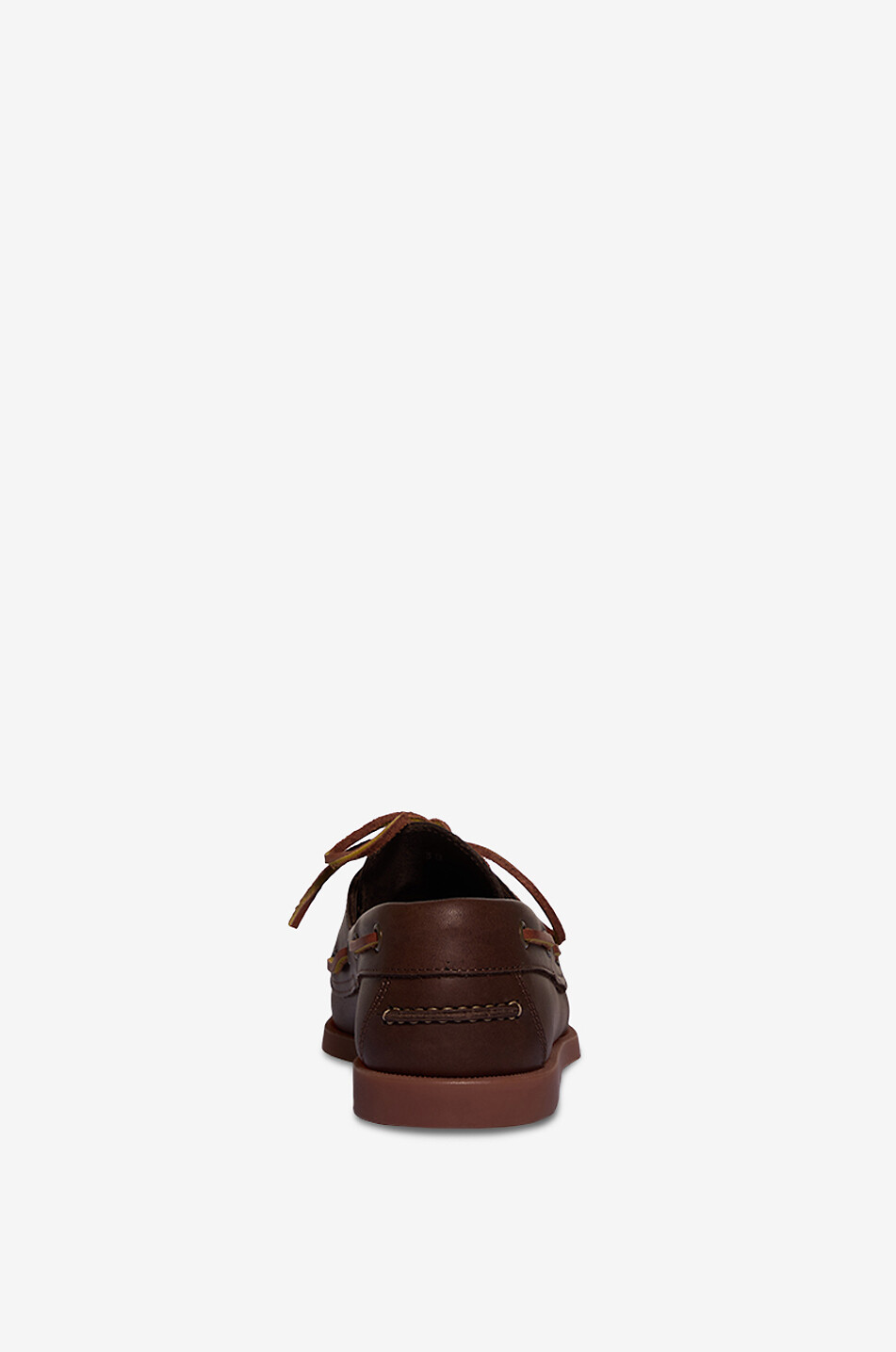 BONGENIE Mocassins en cuir à laçage Barca Femme MARRON FONCÉ 4