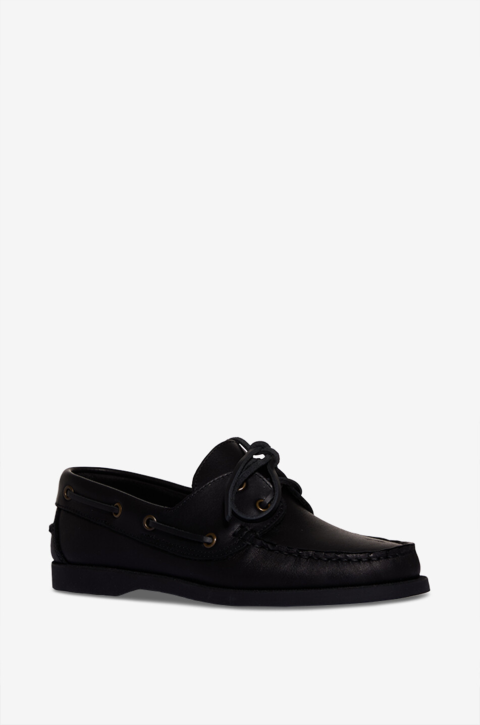 BONGENIE Mocassins en cuir à laçage Barca Femme NOIR 1