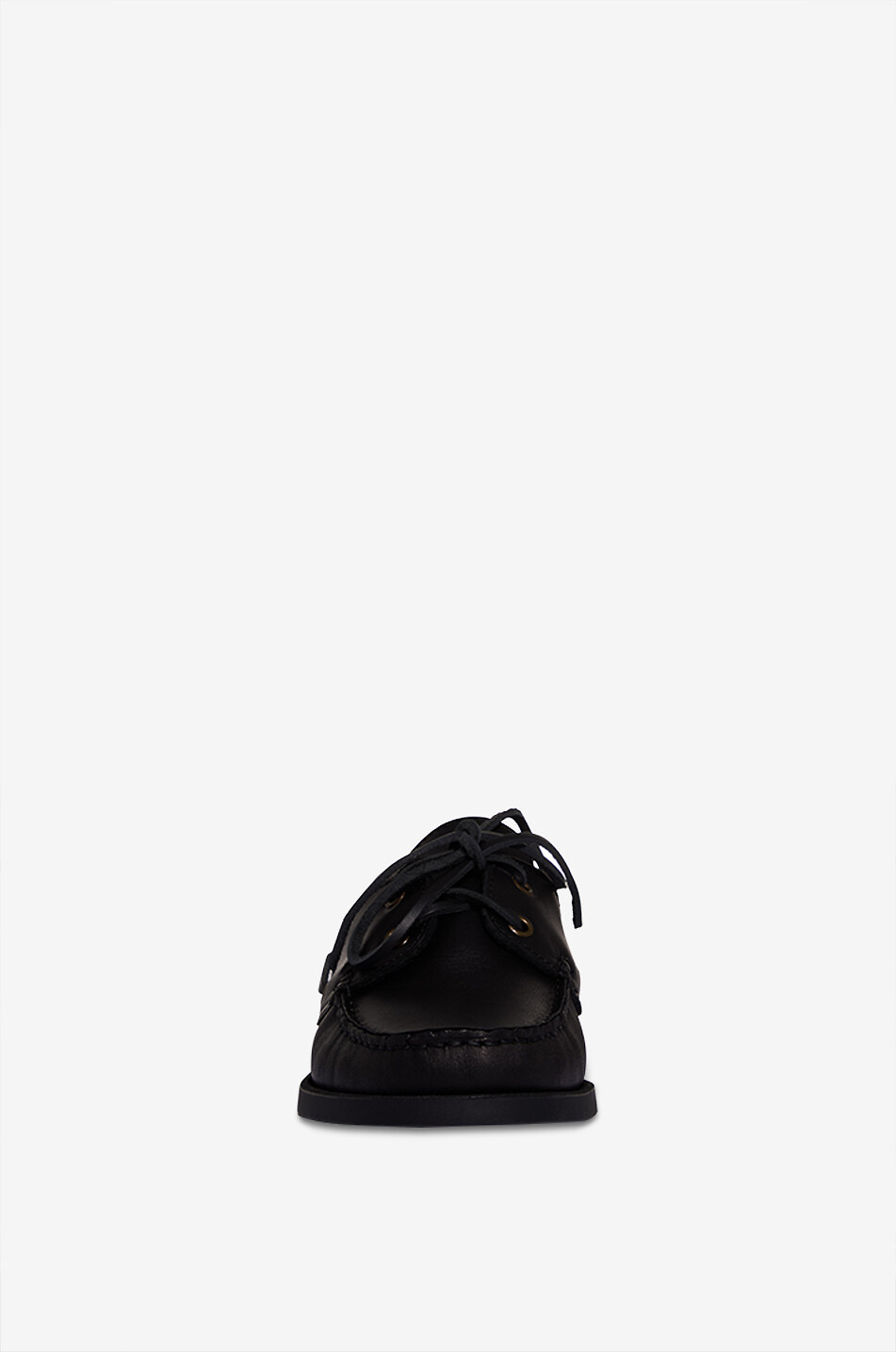 BONGENIE Mocassins en cuir à laçage Barca Femme NOIR 2