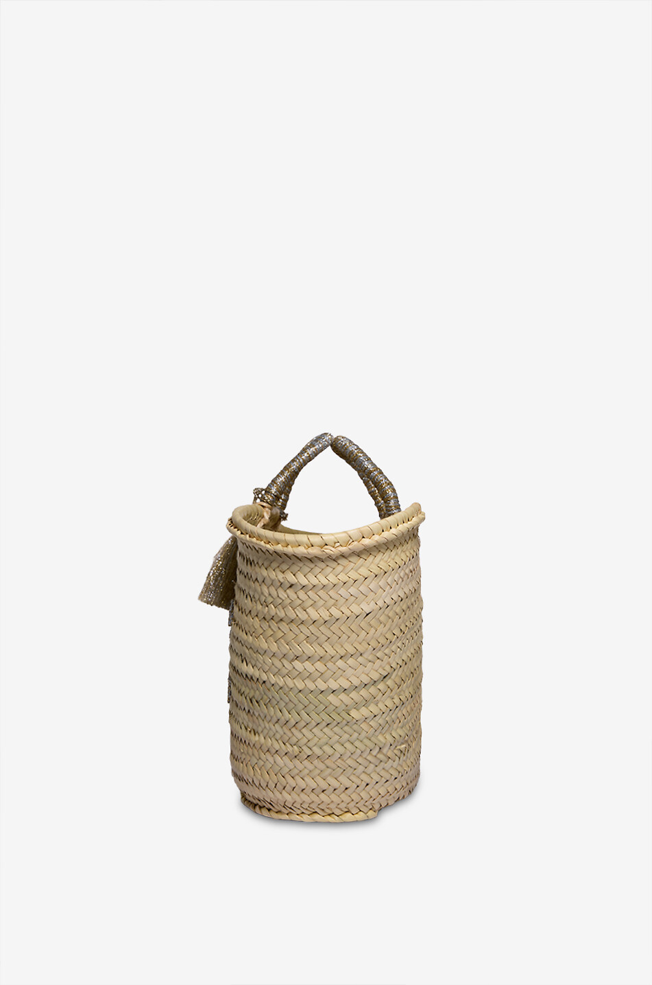 BOUTIQUE BONITA Shopper aus Palmblatt Champagne Please Damen GOLDEN 4