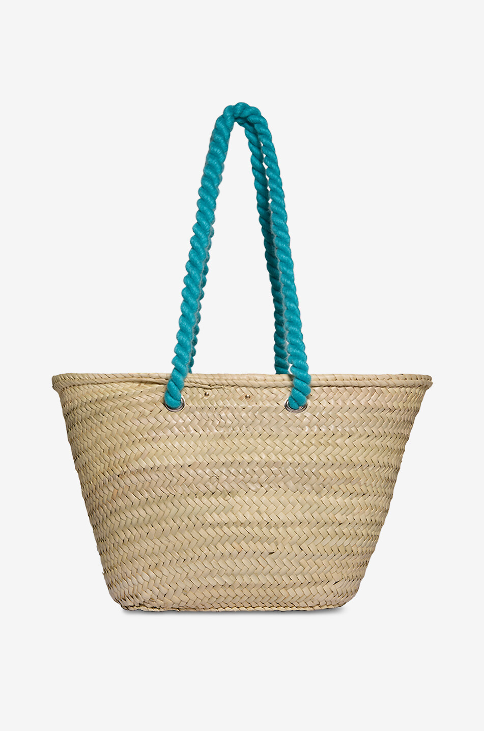 BOUTIQUE BONITA Shopper aus Palmenblatt Life's a Beach Damen BLAU 3