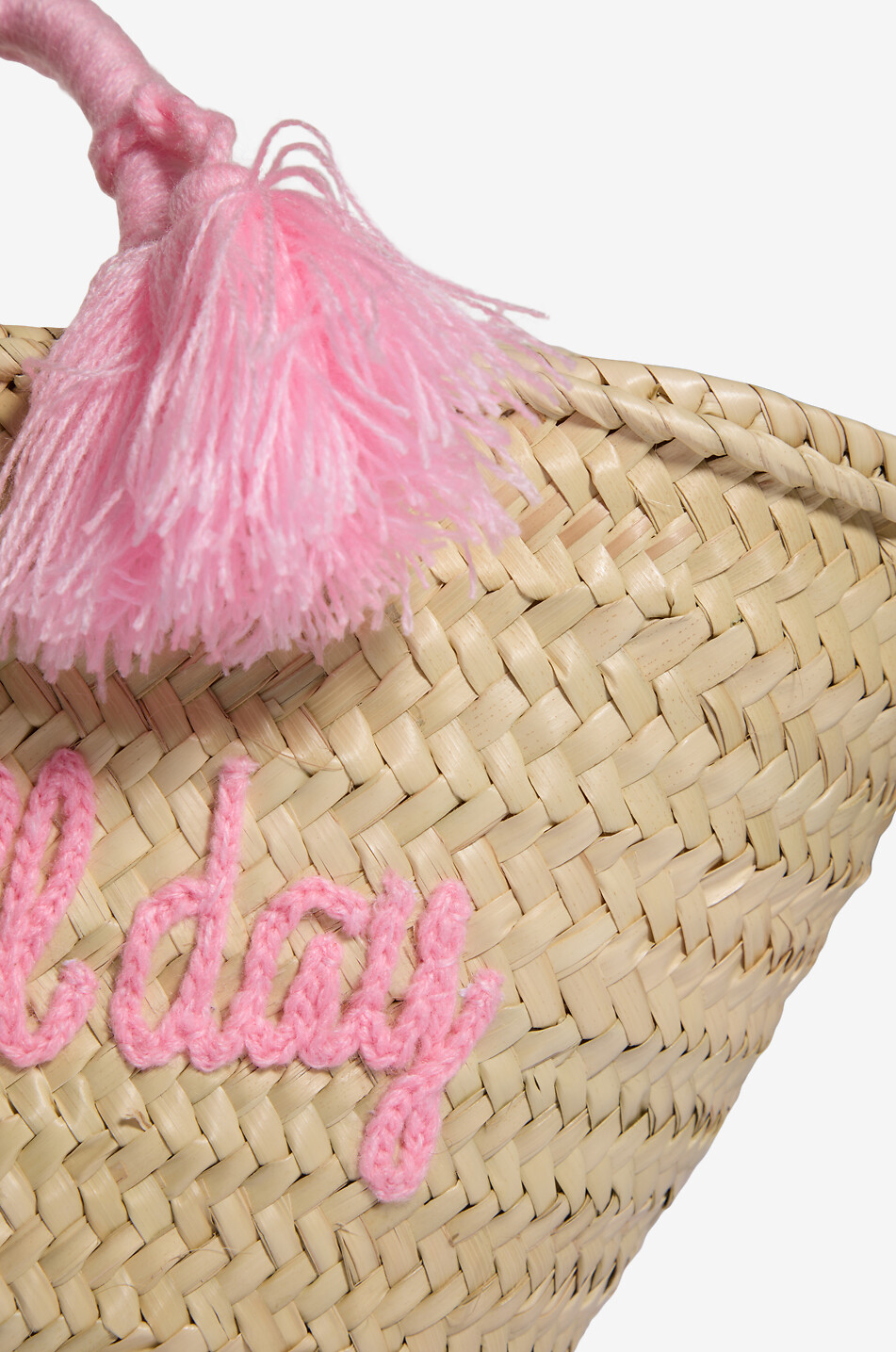 BOUTIQUE BONITA Shopper aus Palmenblatt Rose All Day Damen ROSA 5