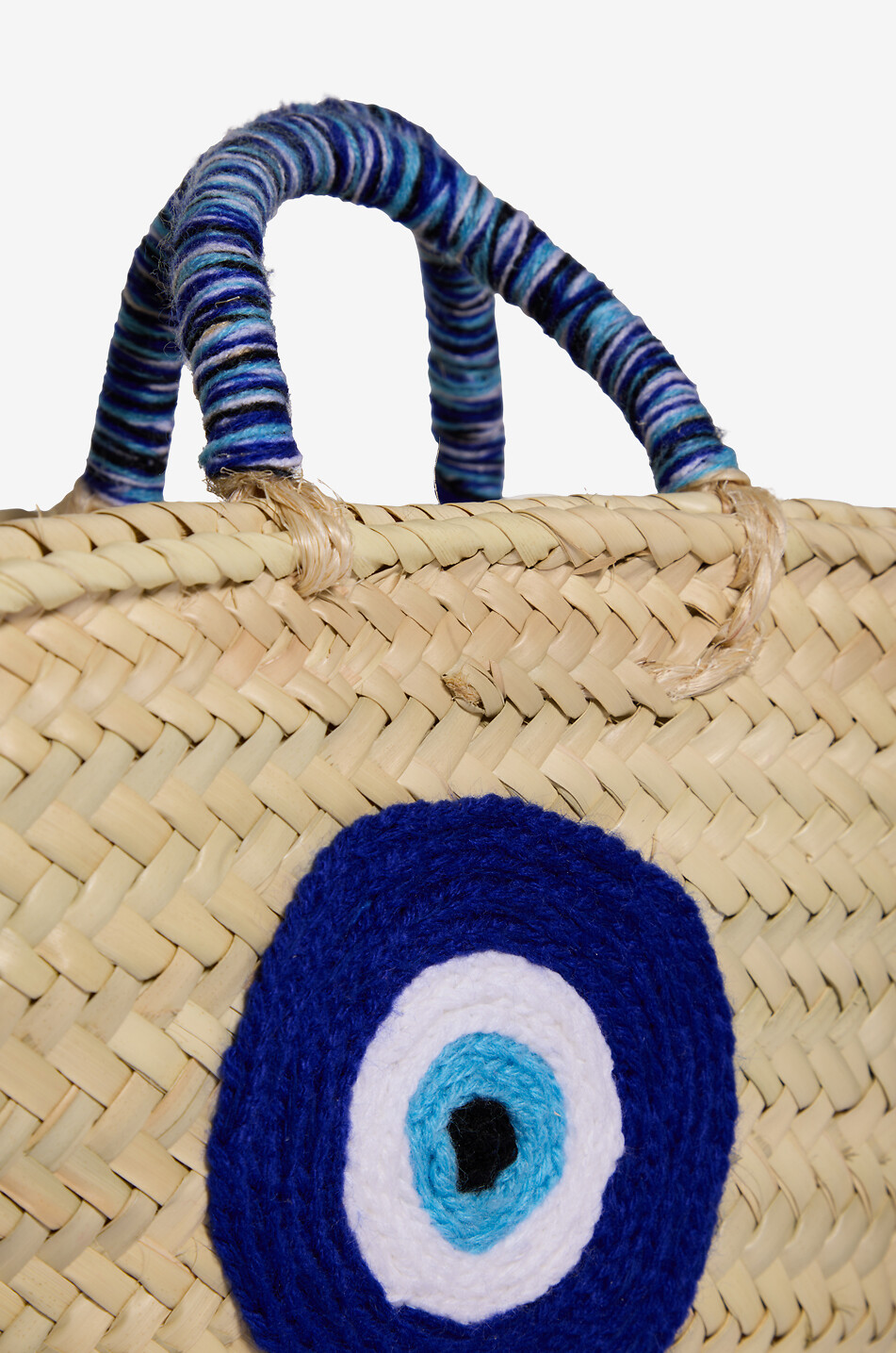 Shopper aus Palmblatt Evil Eye