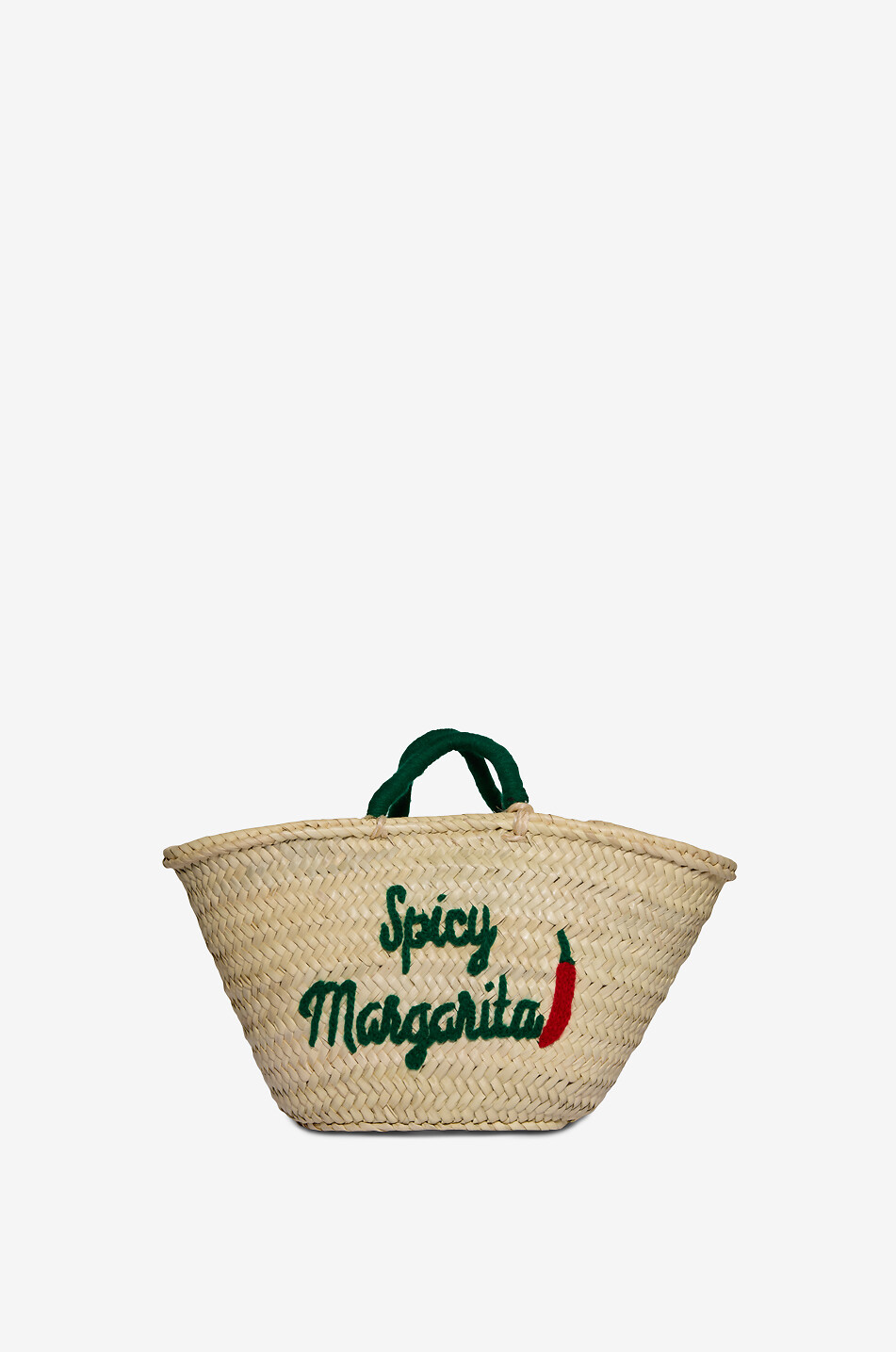 Spicy Margarita palm leaf tote bag