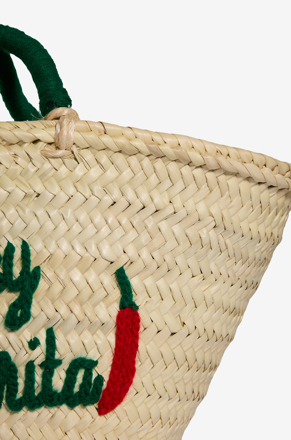 BOUTIQUE BONITA Spicy Margarita palm leaf tote bag Women GREEN 5