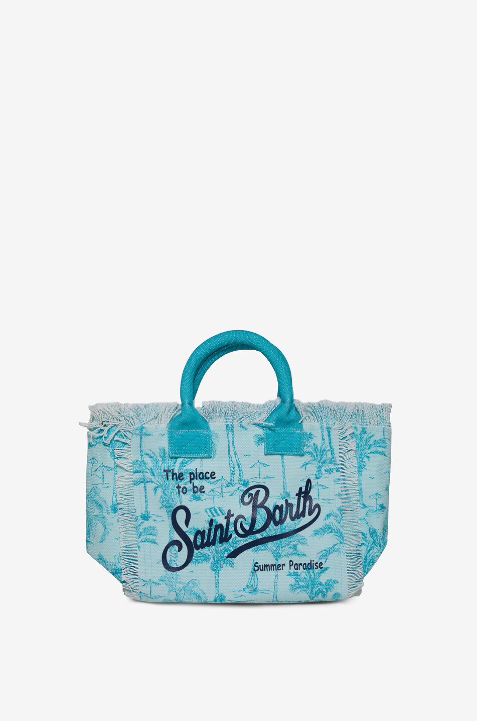 MC2 SAINT BARTH Shopper aus Baumwolle Colette Damen HELLBLAU 1