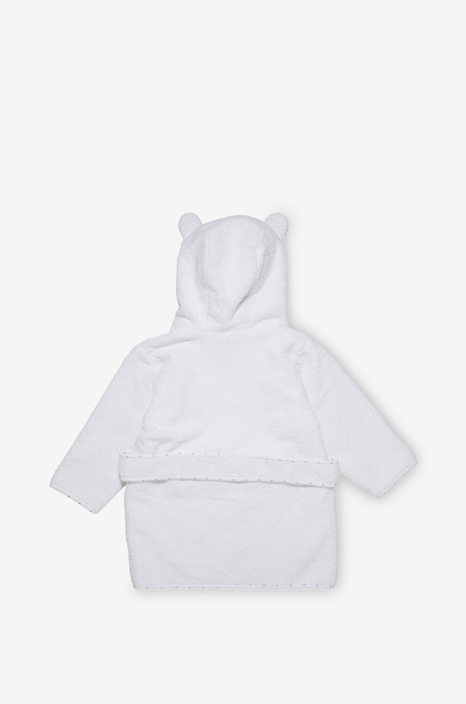 BONGENIE Morgenmantel für Babys aus Baumwolle Baby WEISS 2