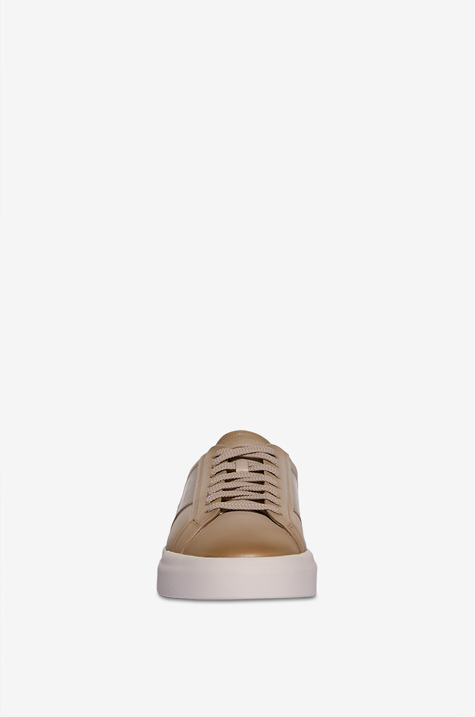Leather low-top sneakers