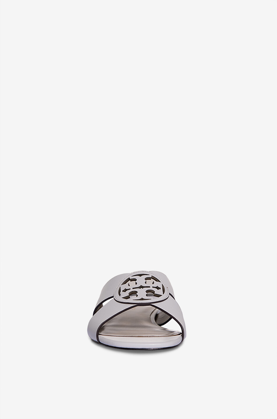 TORY BURCH Pantoletten aus Leder Miller Damen WEISS 2