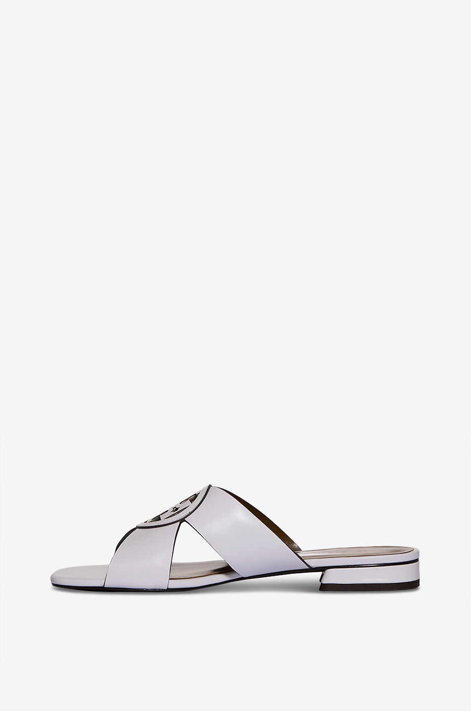 TORY BURCH Pantoletten aus Leder Miller Damen WEISS 3