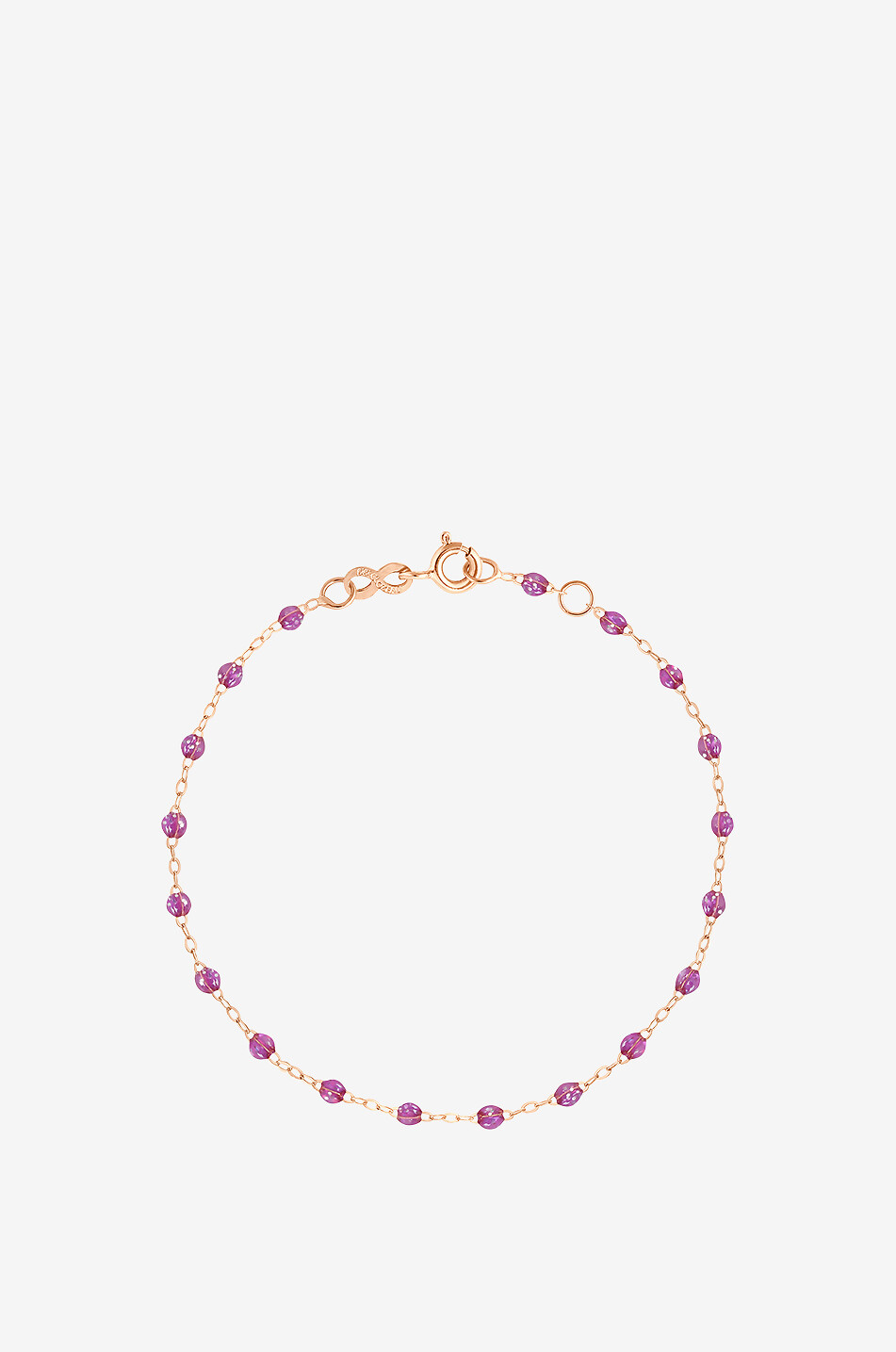 GIGI CLOZEAU Classique Gigi Galaxy pink gold and resin bracelet - 17 cm Women DARK PINK 1