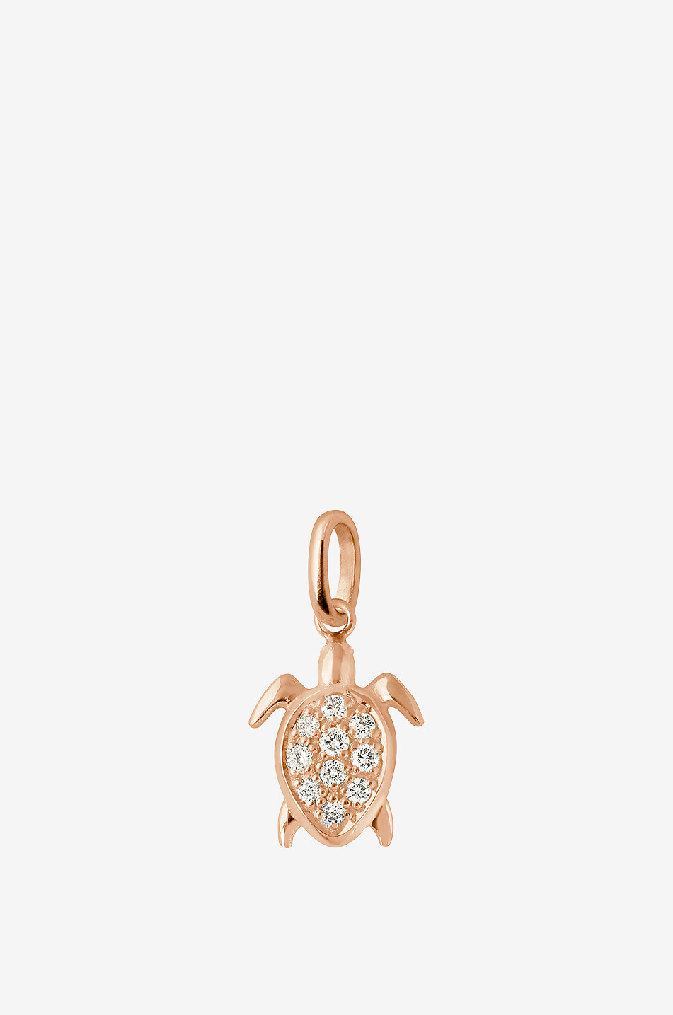 GIGI CLOZEAU Roségold-Anhänger mit Diamanten Tortue Damen ROSA 1