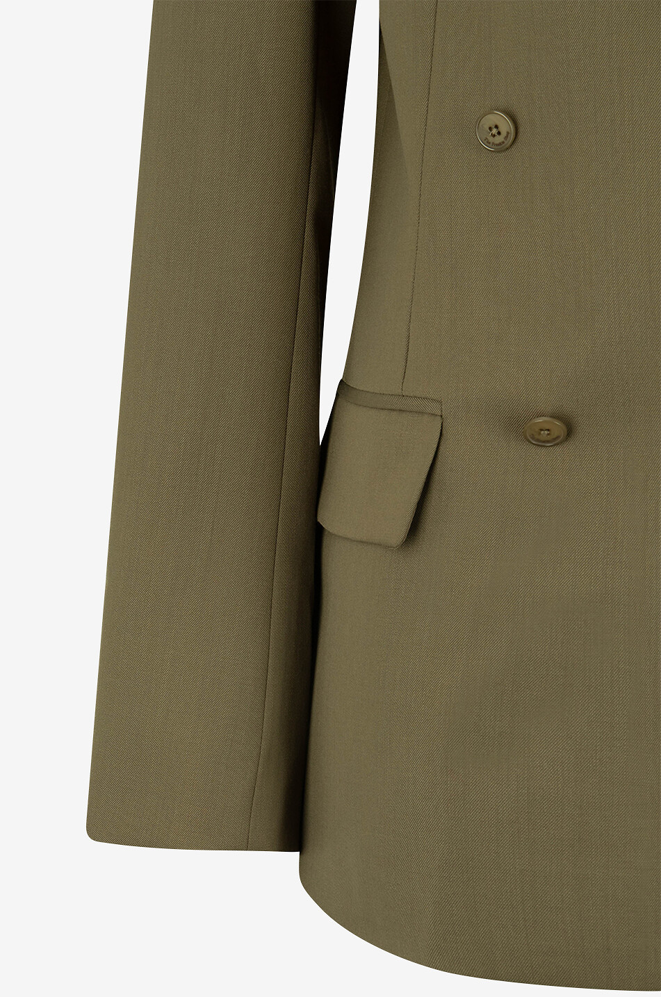 THE FRANKIE SHOP Newark double-breasted blazer Women KHAKI 3