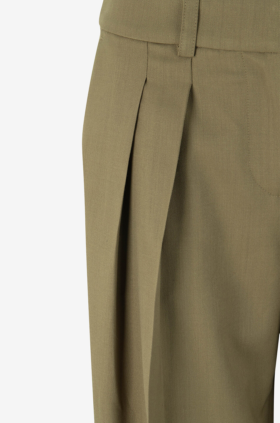THE FRANKIE SHOP Daytona wide-leg trousers Women KHAKI 3