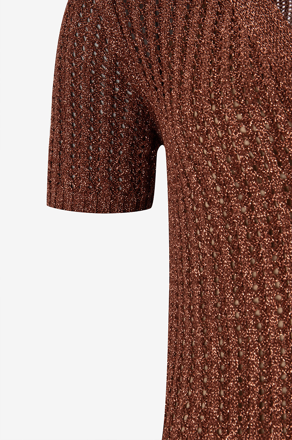 TWINSET Geknöpftes Kleid im Rippstrick Damen BRAUN 3