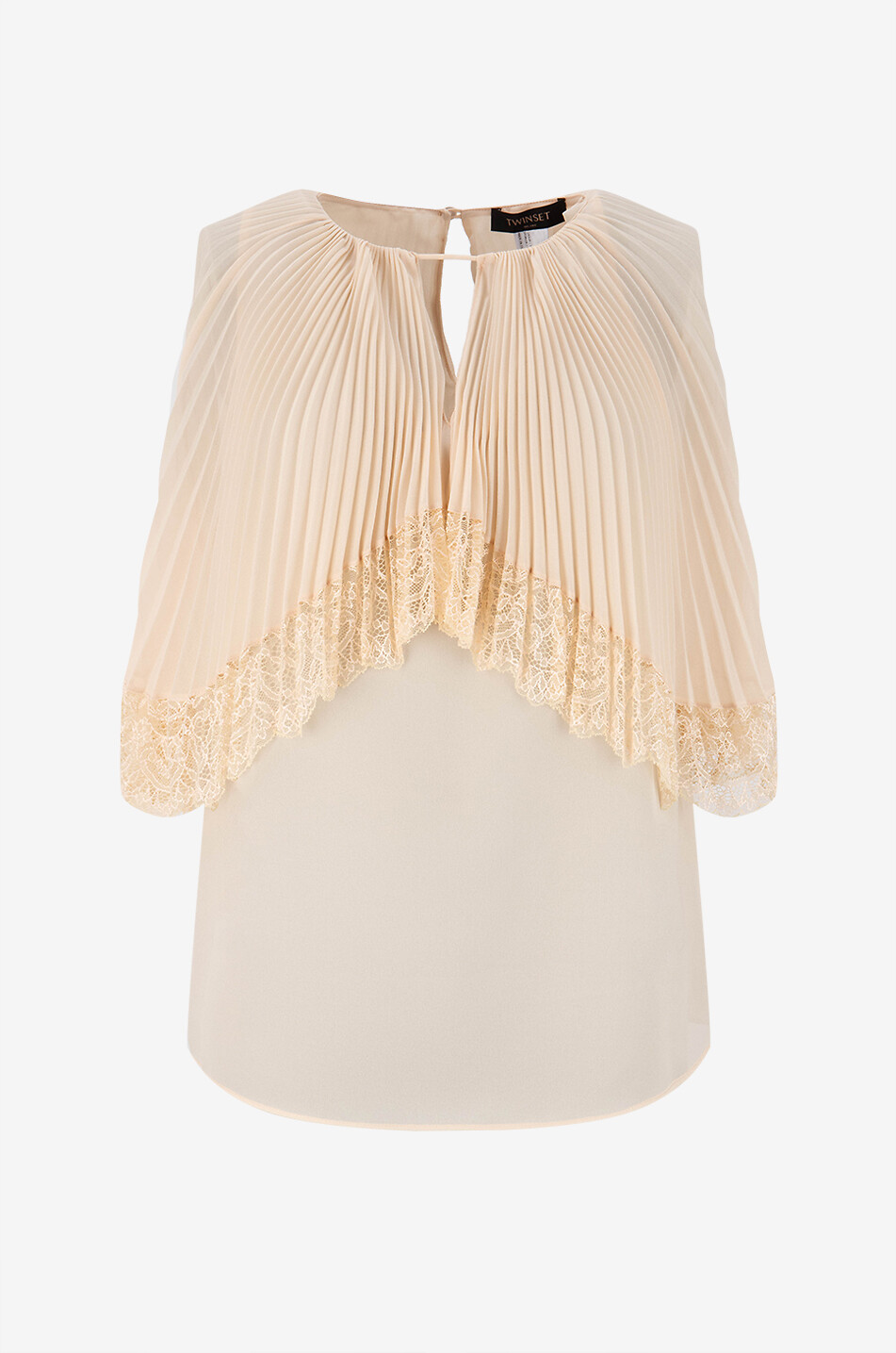 TWINSET Ärmelloses Top mit plissierter Rüsche Damen HELLROSA 1