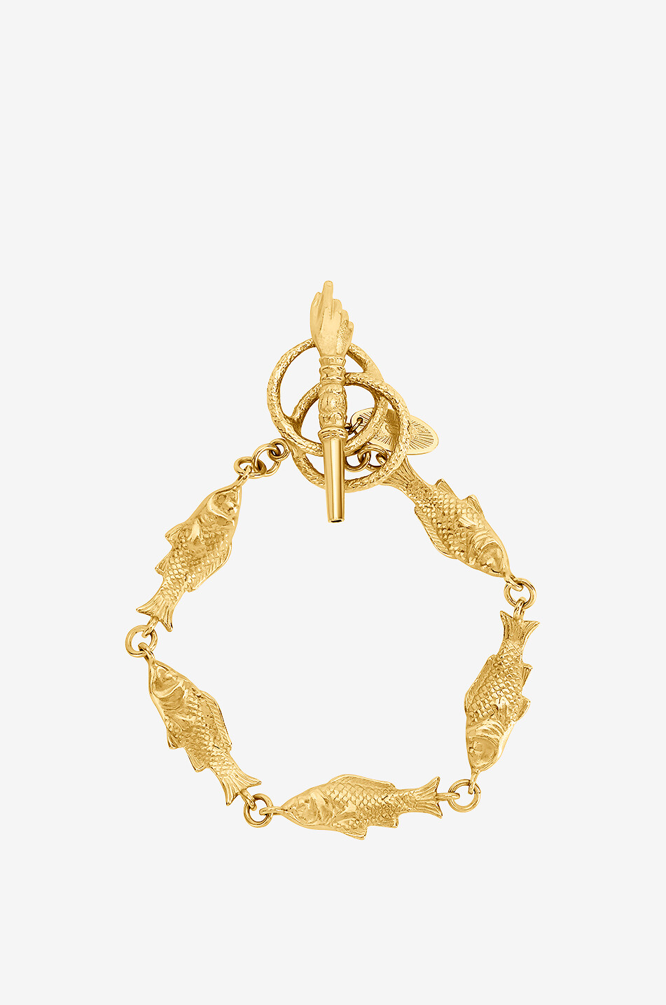 Armband aus Vermeil Fish