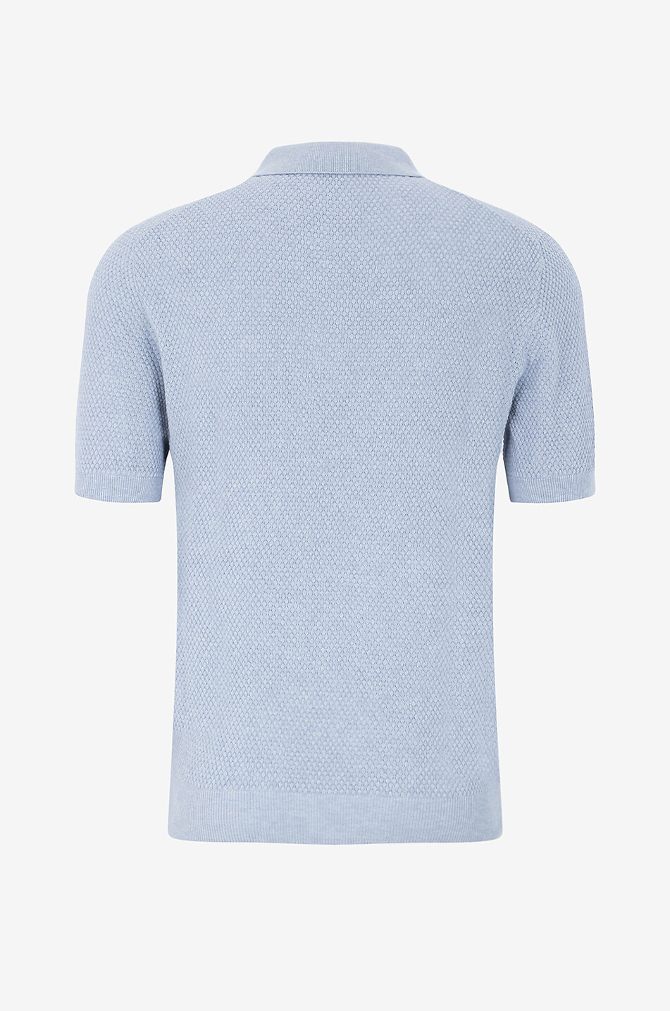 GRAN SASSO Polo à manches courtes en coton Homme BLEU CLAIR 2