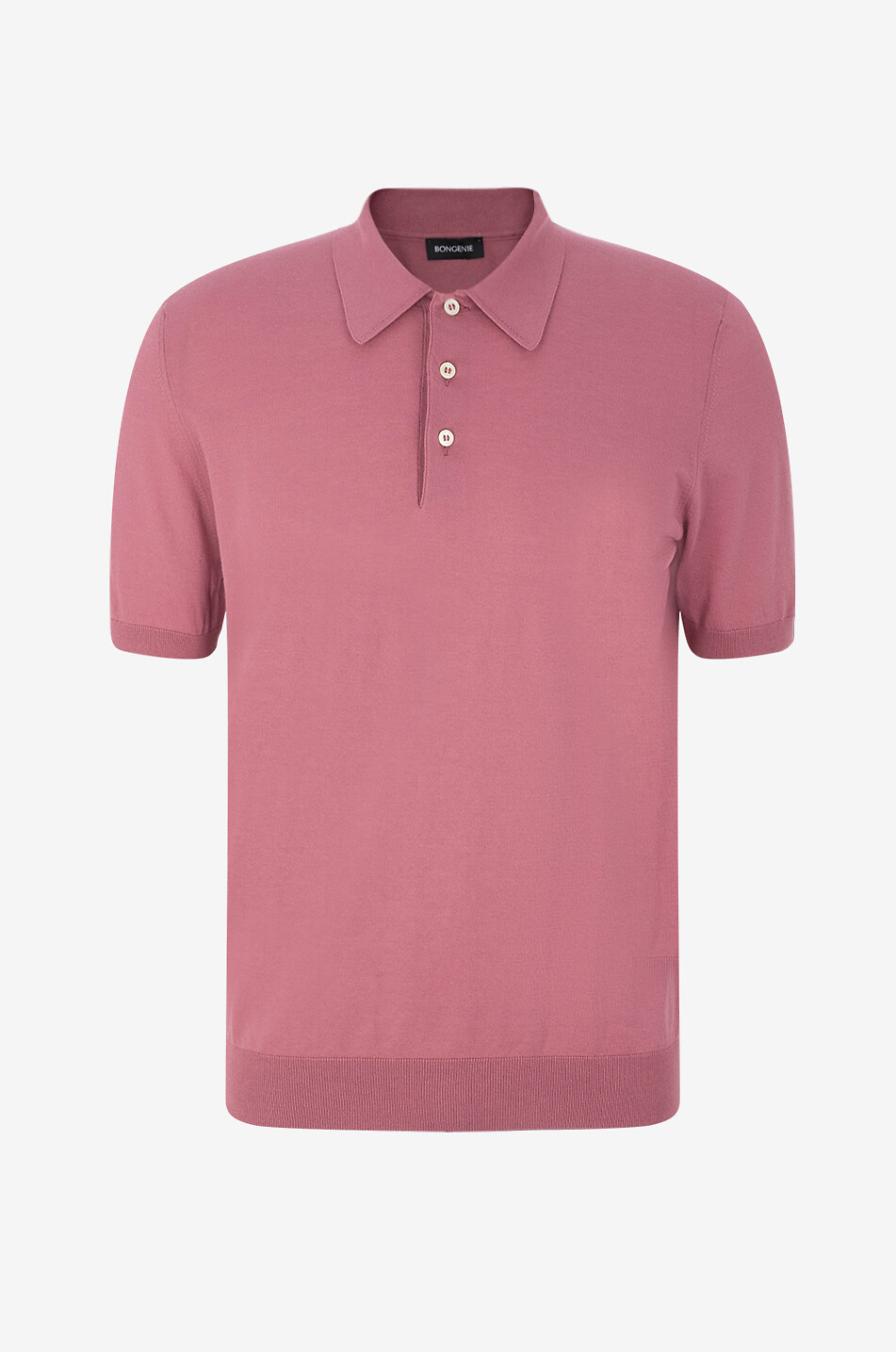 GRAN SASSO Polo en maille de coton fine Tennis Homme VIOLET MOYEN 1