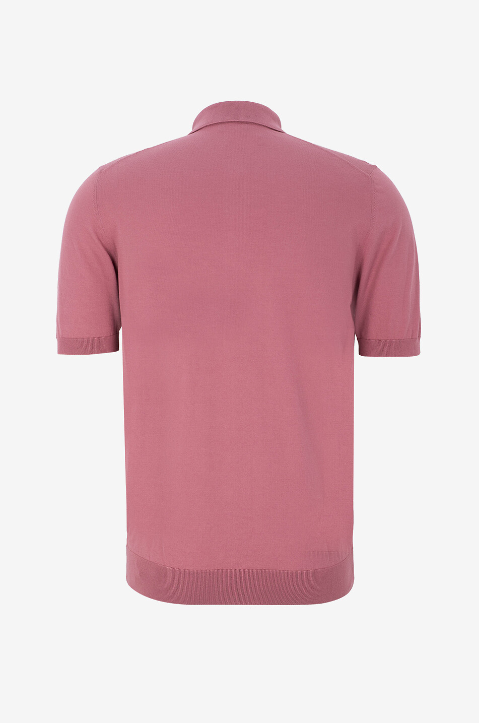 GRAN SASSO Polo en maille de coton fine Tennis Homme VIOLET MOYEN 2