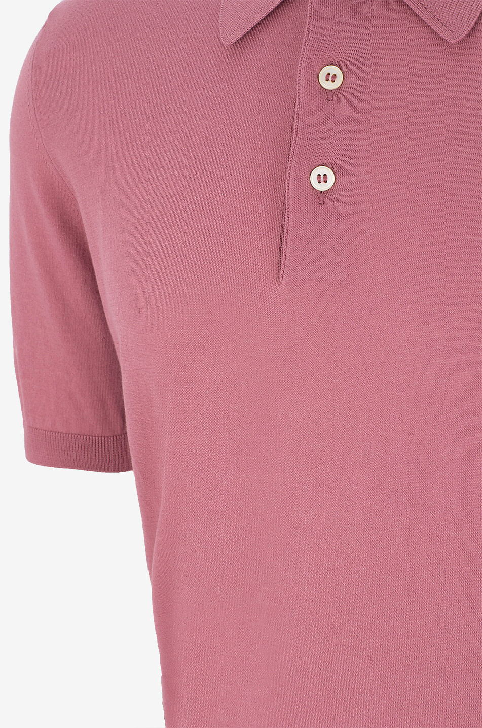 GRAN SASSO Polo en maille de coton fine Tennis Homme VIOLET MOYEN 3
