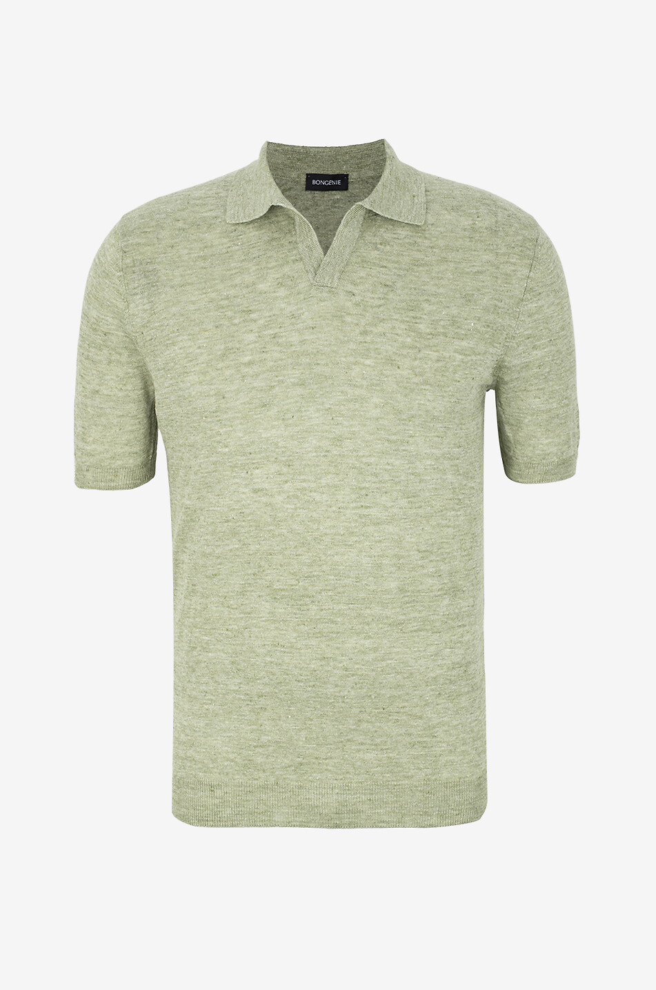 Strick-Polohemd aus Leinen Tennis