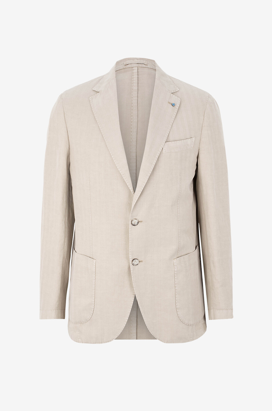 GIAMPAOLO Novoli lightweight blazer Men Light beige 1