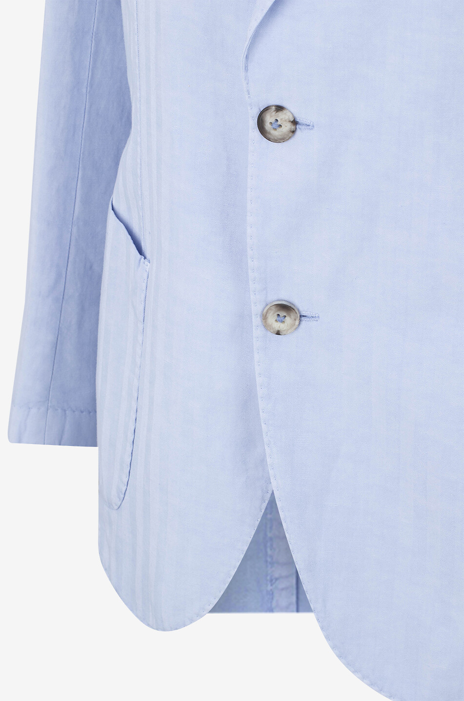 GIAMPAOLO Novoli lightweight blazer Men LIGHT BLUE 3