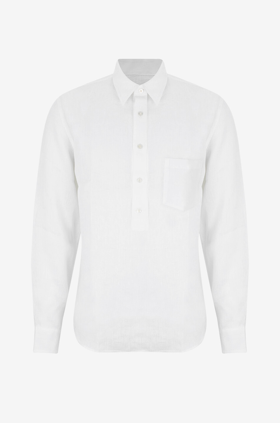 Langärmeliges Hemd aus Leinen