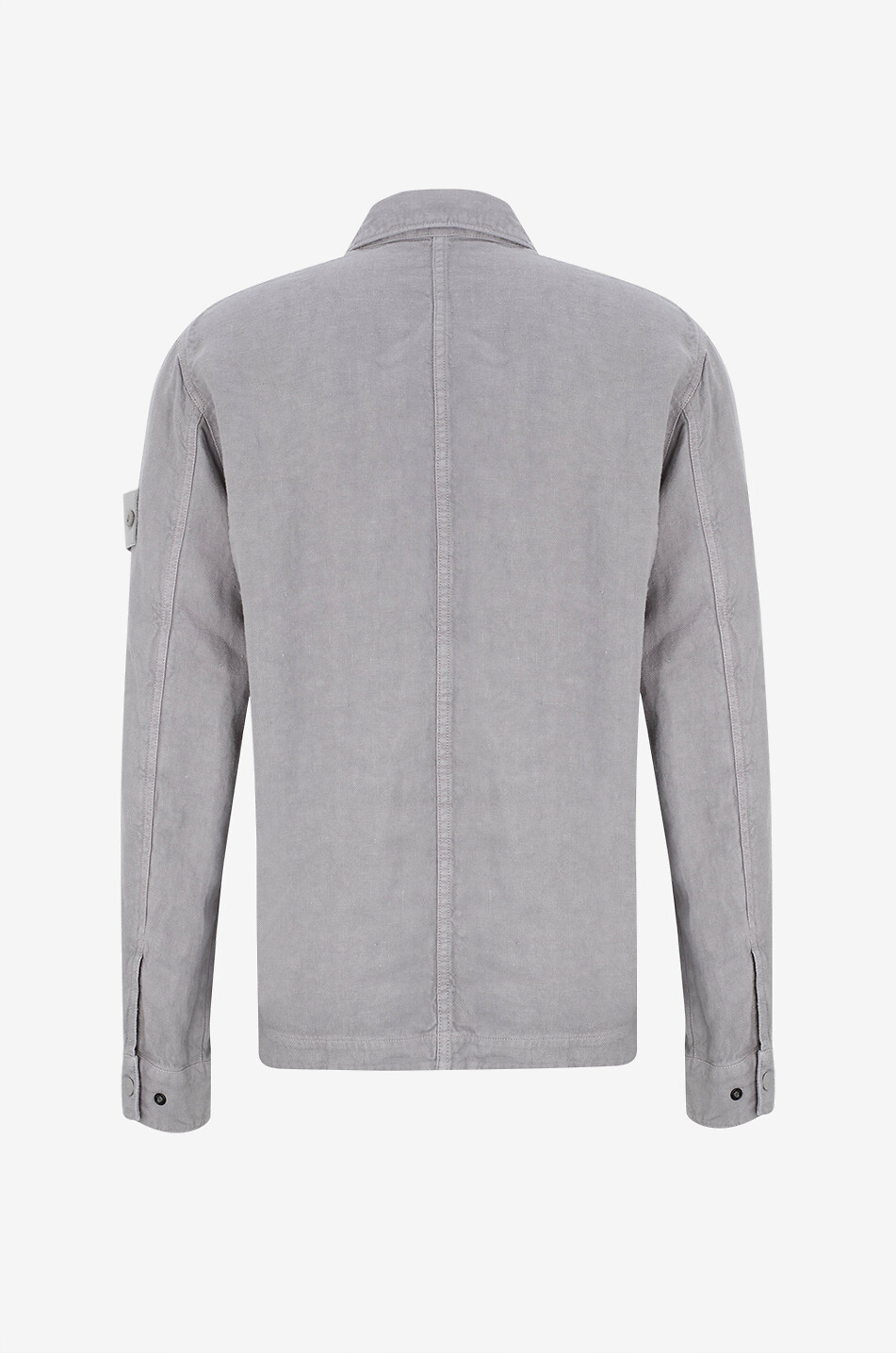 STONE ISLAND 1200010 linen shirt jacket Men GREY 2