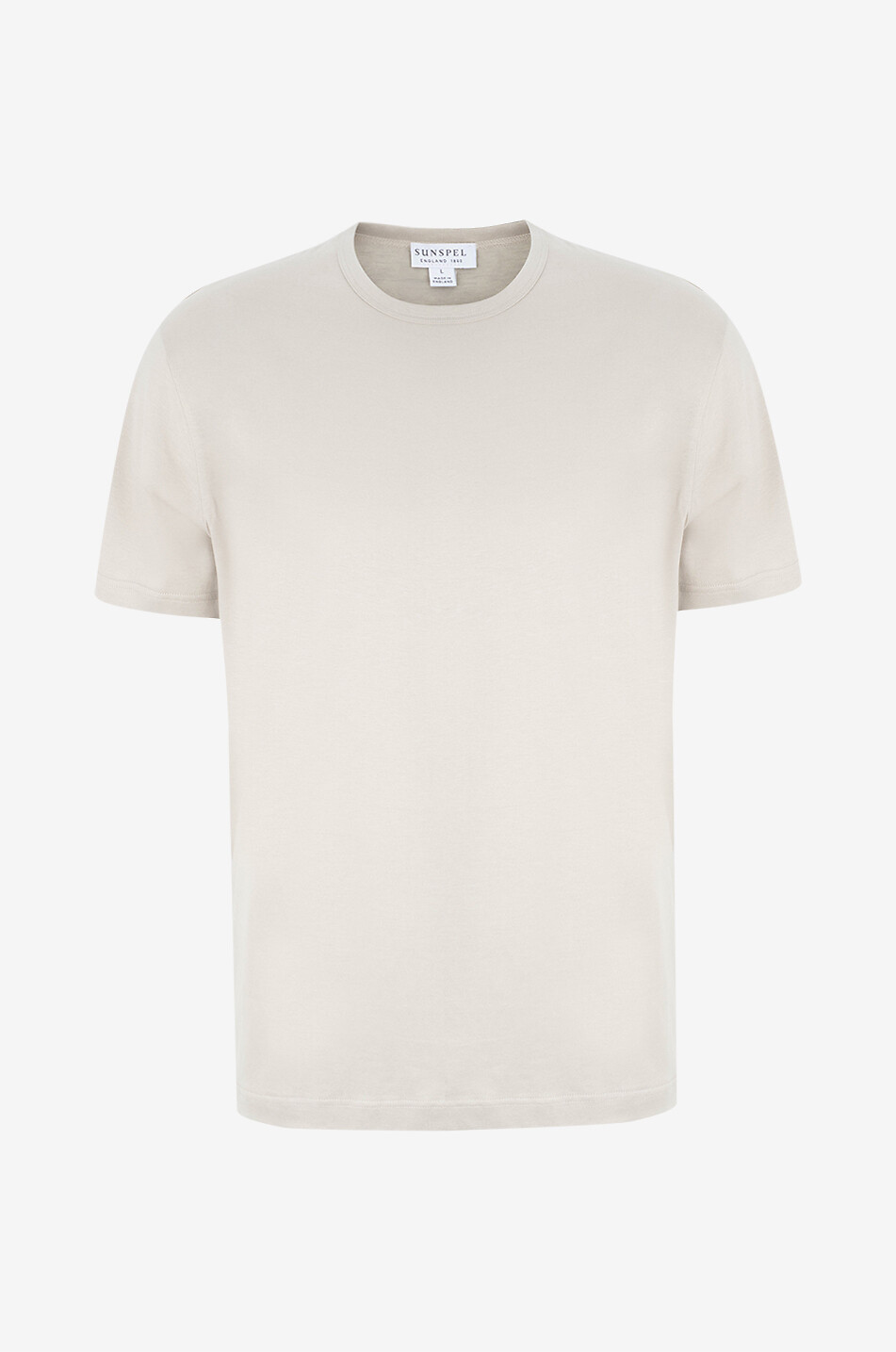 SUNSPEL Classic short-sleeved crewneck T-shirt Men GREY 1