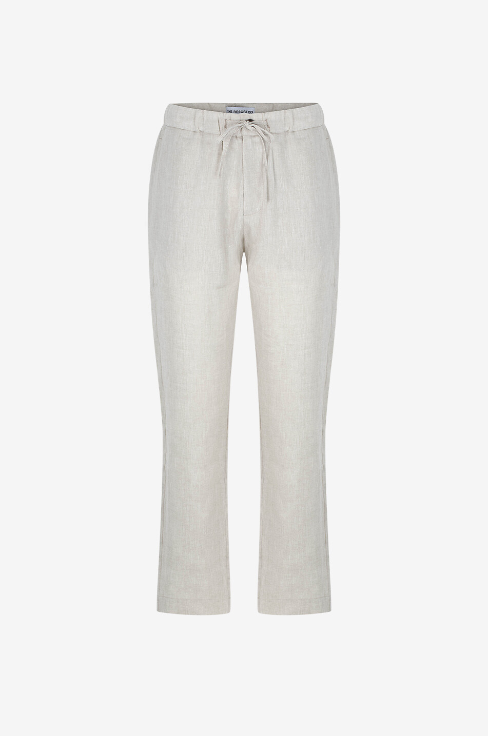 THE RESORT CO Linen casual trousers Men BEIGE 1