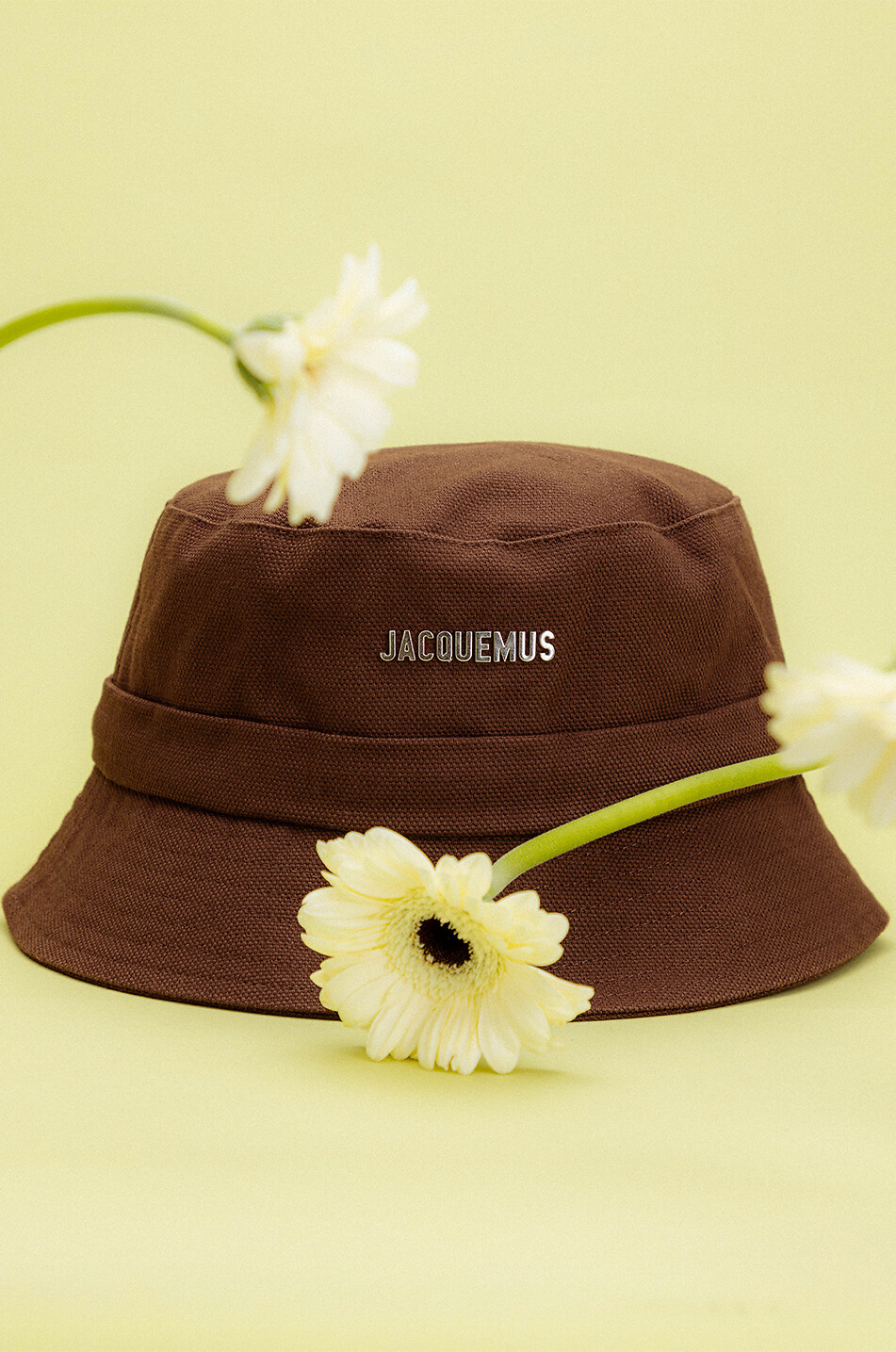 JACQUEMUS Le Bob Gadjo canvas bucket hat Women BROWN 2