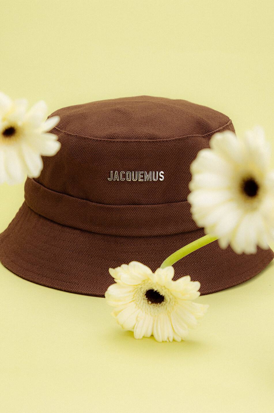 JACQUEMUS Le Bob Gadjo canvas bucket hat Women BROWN 4