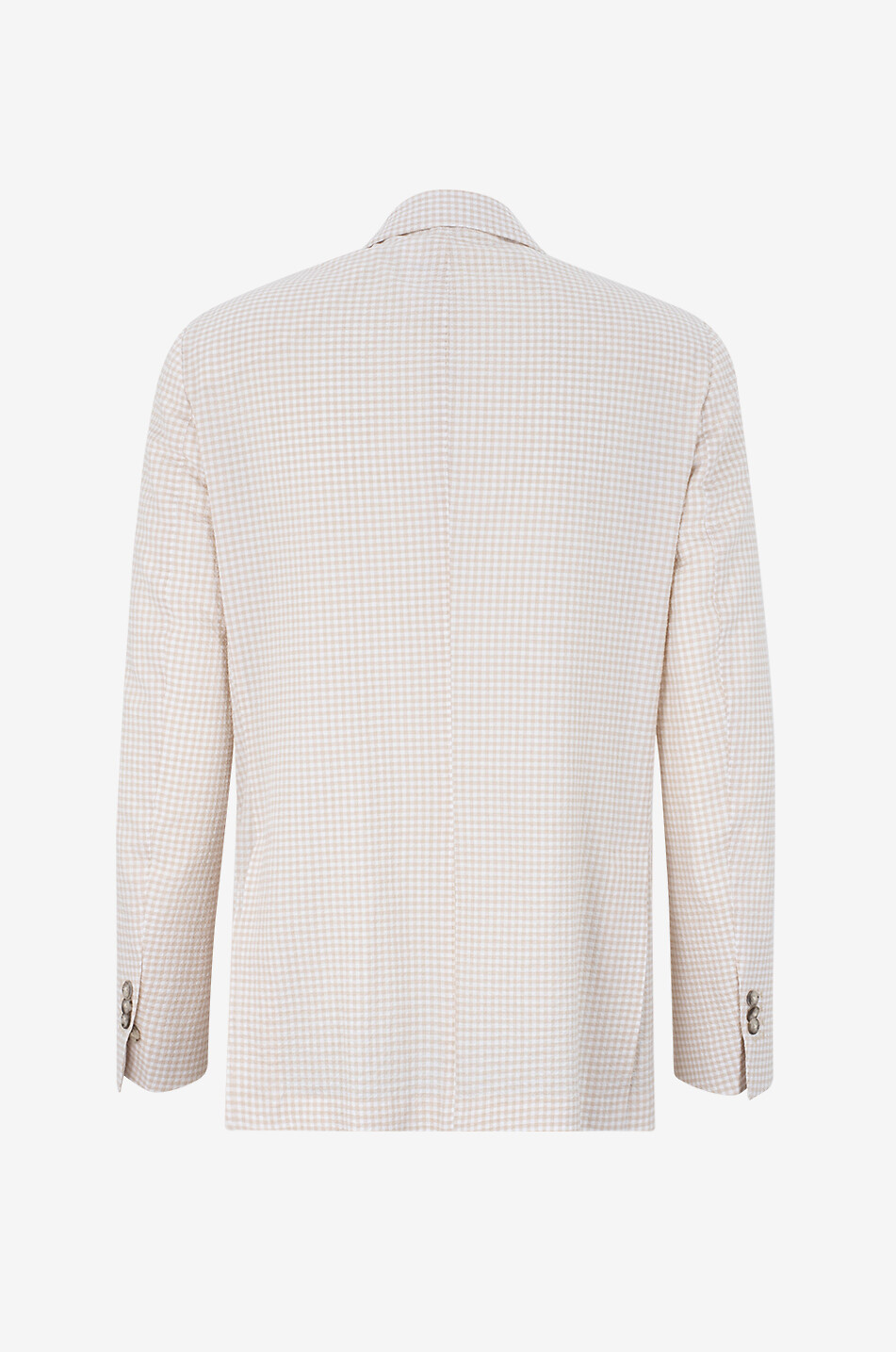 Gallipoli gingham check cotton blazer