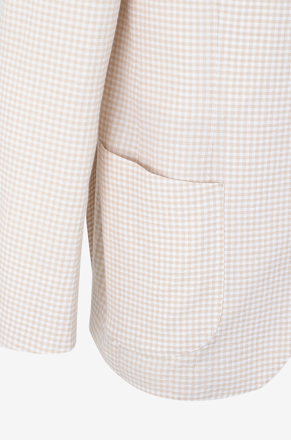 Gallipoli gingham check cotton blazer