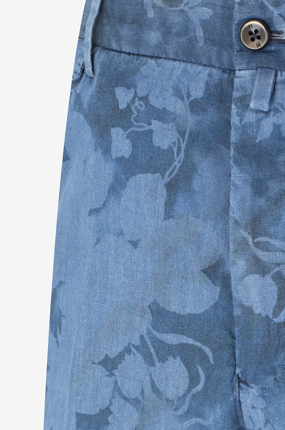 PT TORINO Floral cotton Bermuda shorts Men MEDIUM BLUE 3