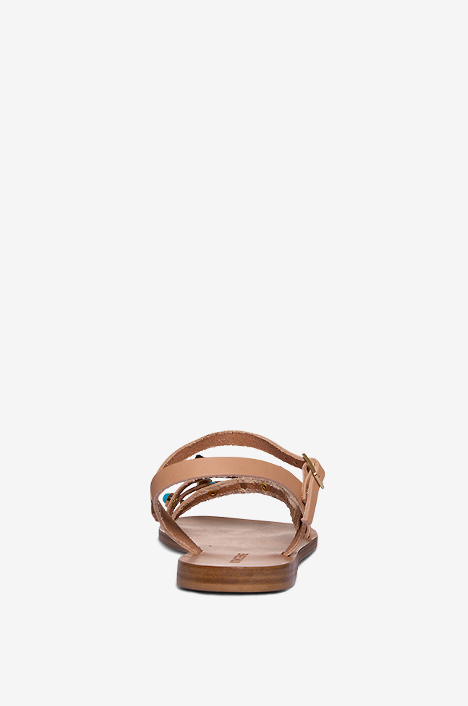 Sandalen aus Leder mit Cabochons Bon2