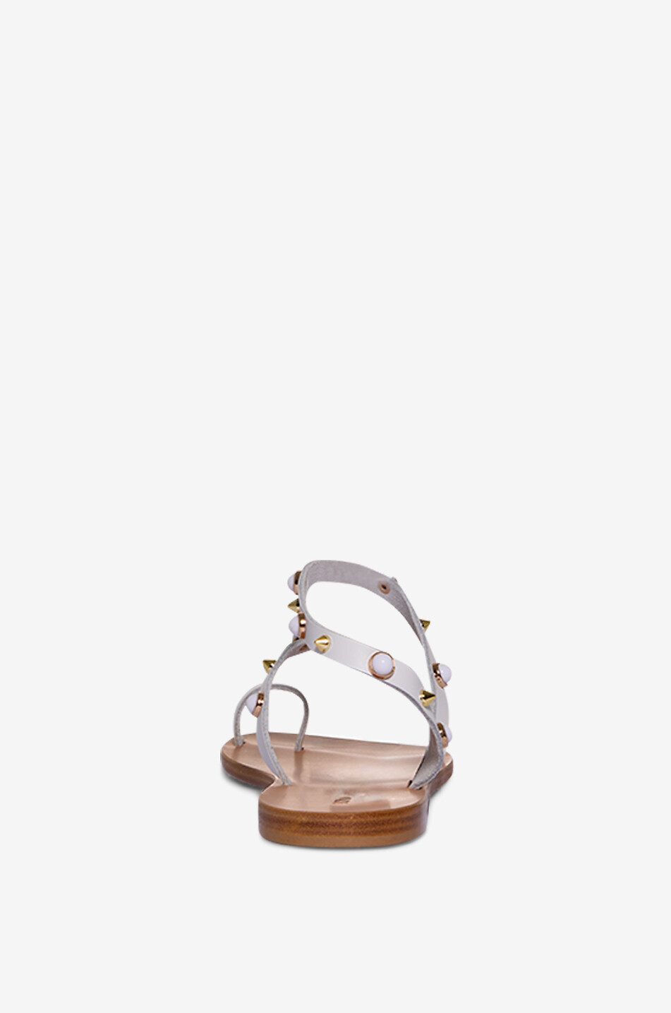 BONGÉNIE Nus-pieds en cuir Bon Femme BLANC 3