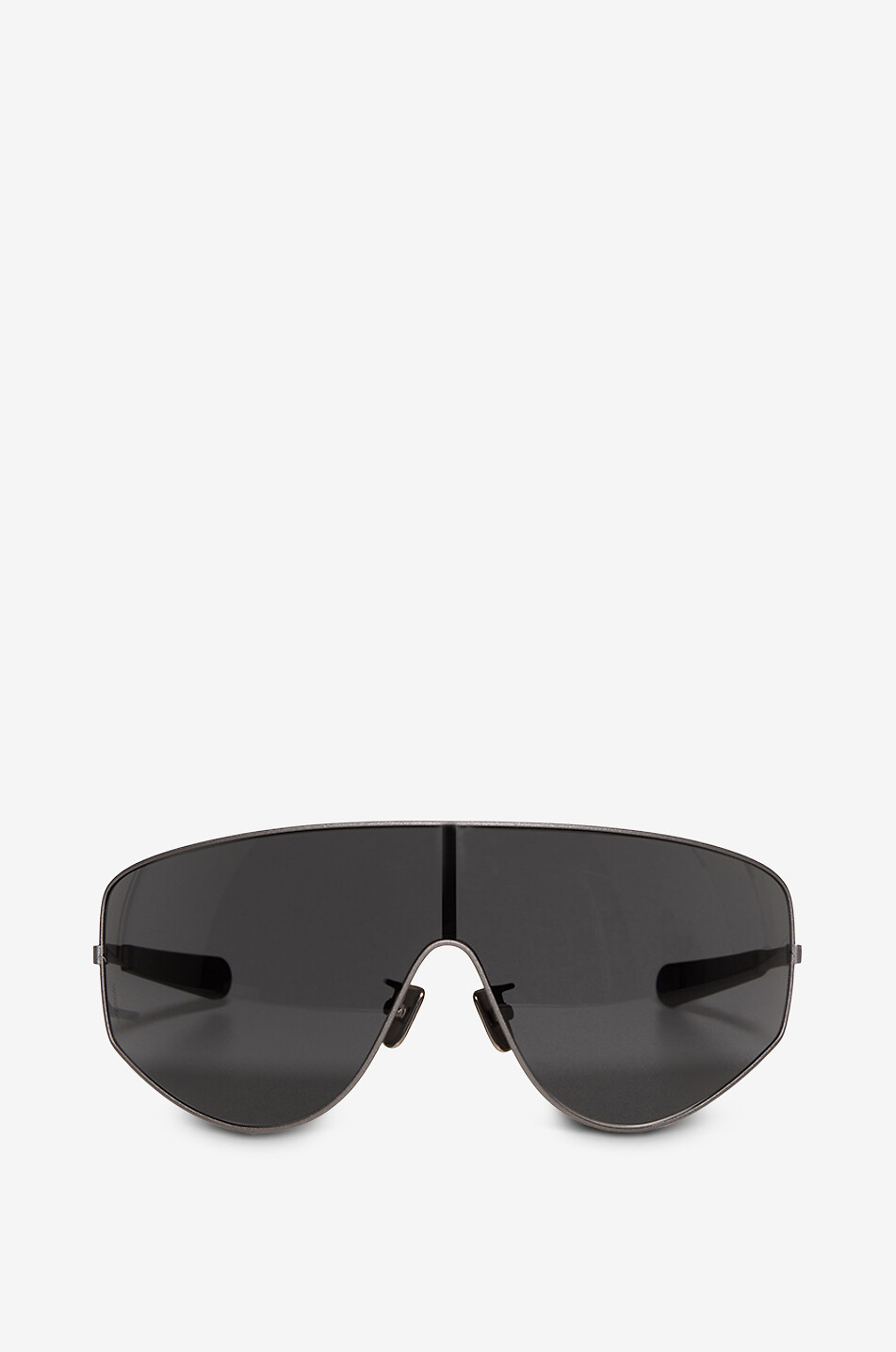 MONCLER Flieger-Sonnenbrille aus Titan Tanium Damen DUNKELGRAU 1