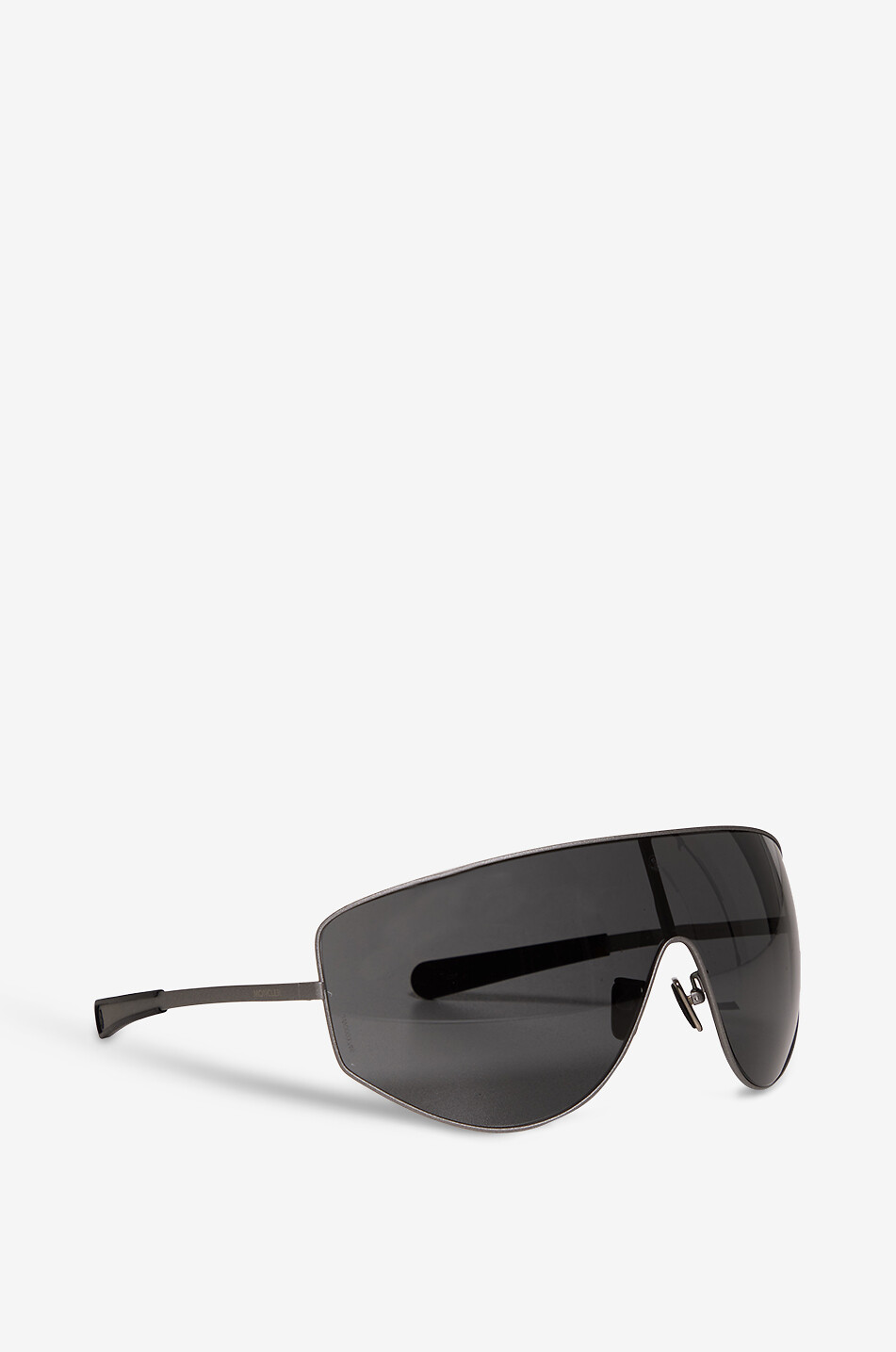 MONCLER Flieger-Sonnenbrille aus Titan Tanium Damen DUNKELGRAU 2