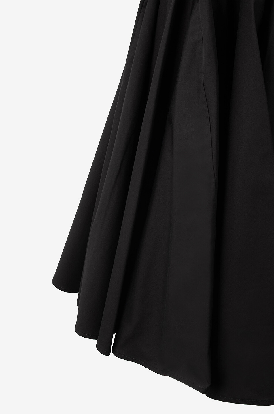JACQUEMUS Midi-Trägerkleid aus Popeline La robe Agave Damen SCHWARZ 3