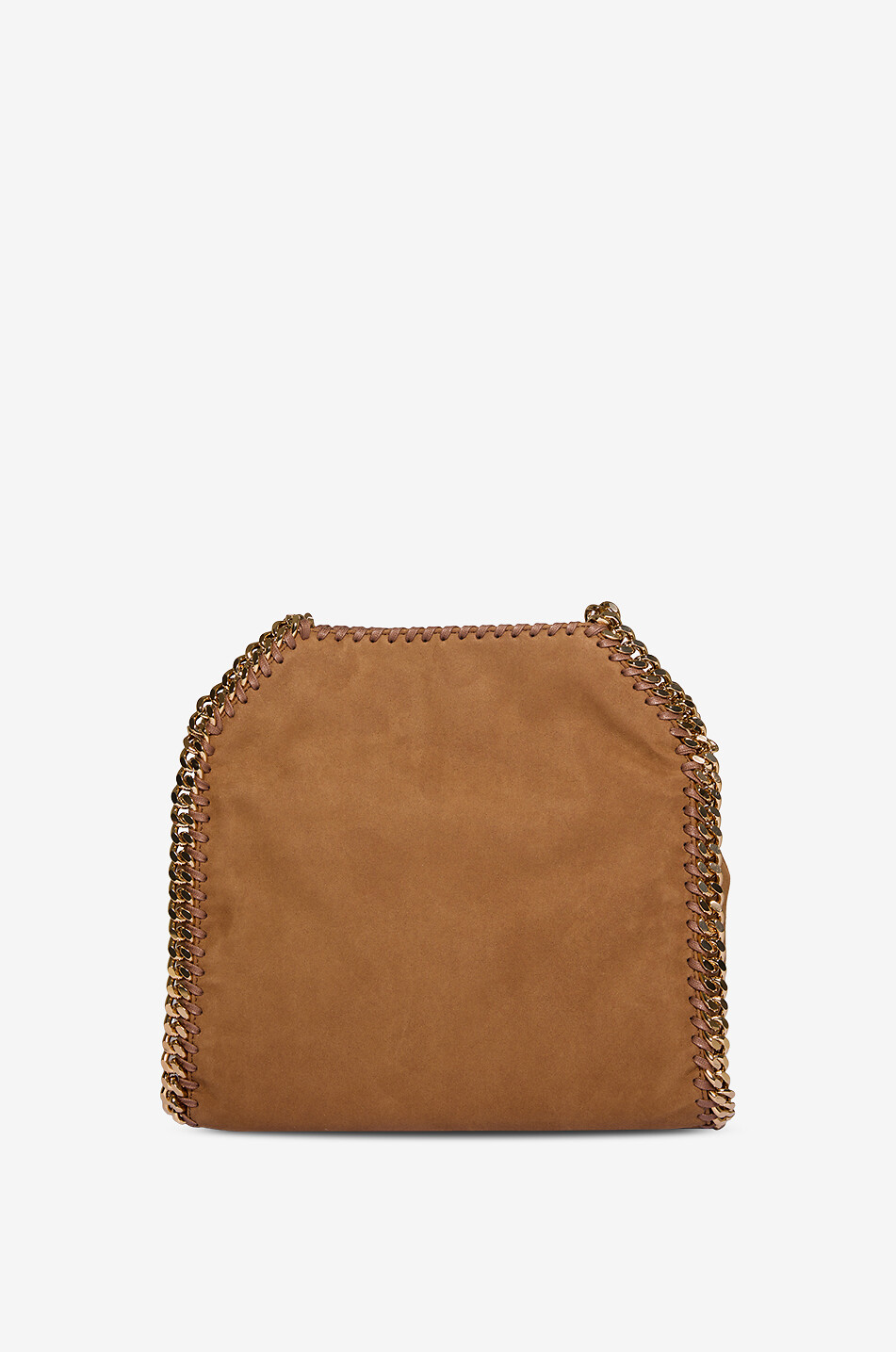 STELLA McCARTNEY Mini Falabella faux suede tote bag Women BROWN 1