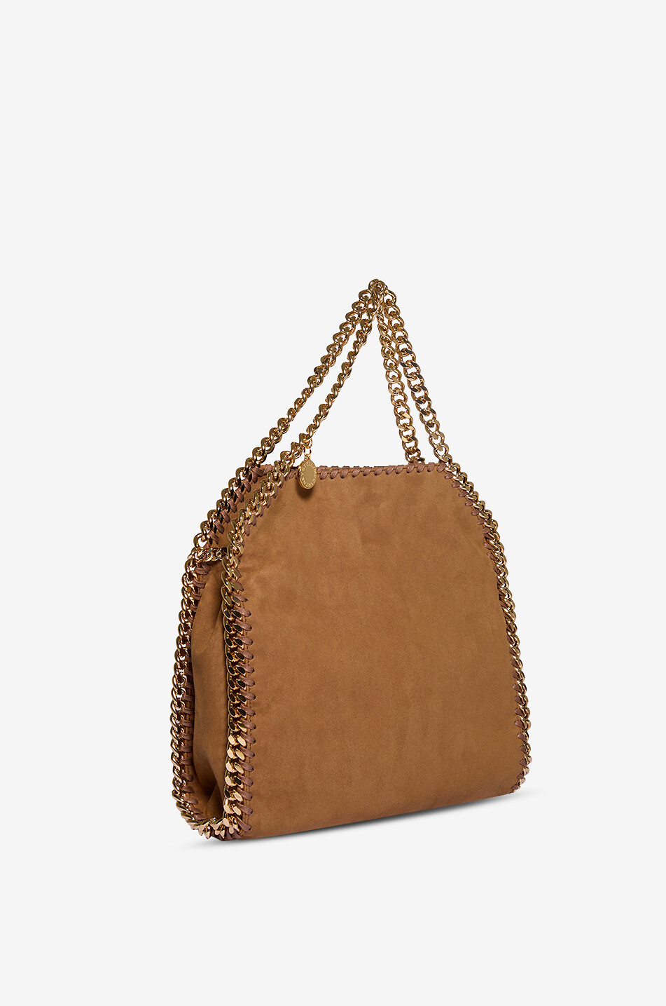STELLA McCARTNEY Mini Falabella faux suede tote bag Women BROWN 2
