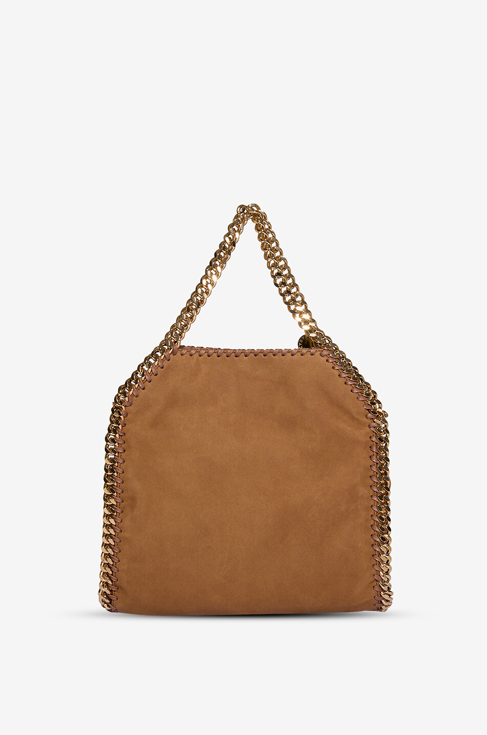 STELLA McCARTNEY Mini Falabella faux suede tote bag Women BROWN 3