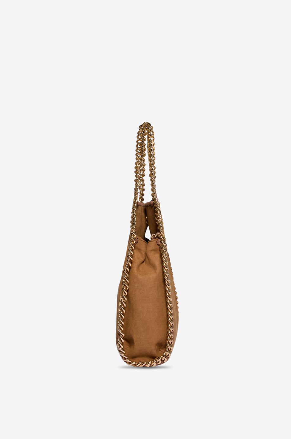 STELLA McCARTNEY Mini Falabella faux suede tote bag Women BROWN 4