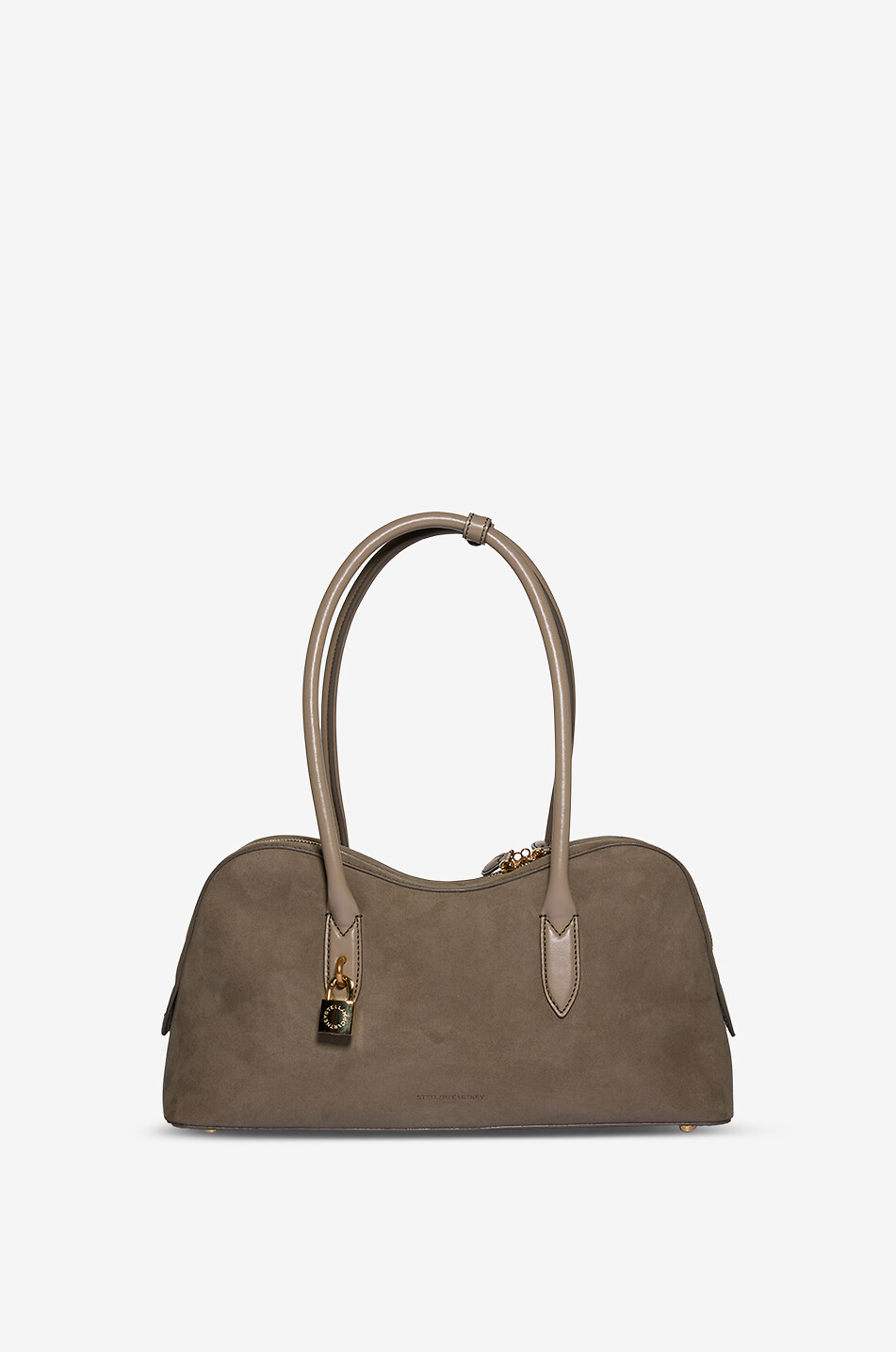 STELLA McCARTNEY Ryder faux suede shoulder bag Women KHAKI 1