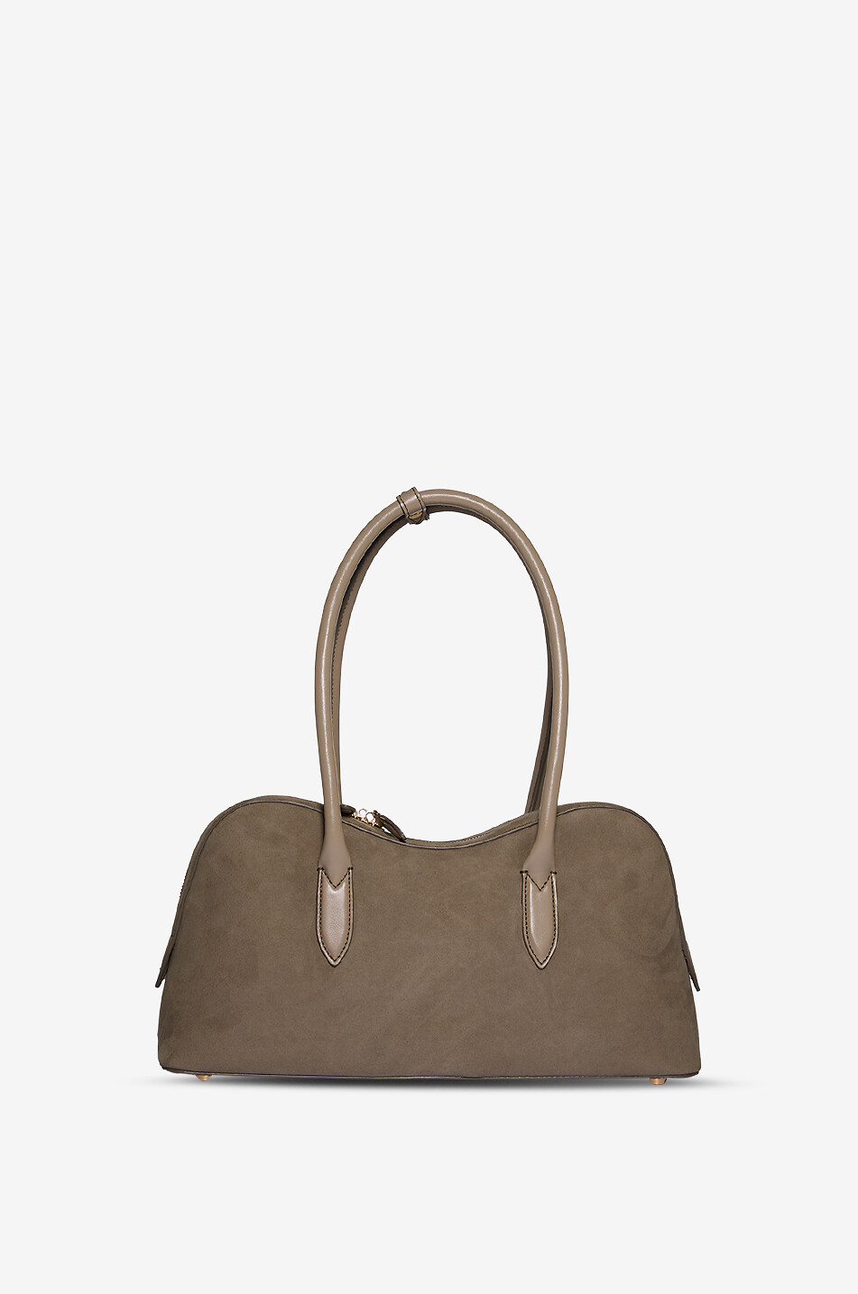 STELLA McCARTNEY Ryder faux suede shoulder bag Women KHAKI 4