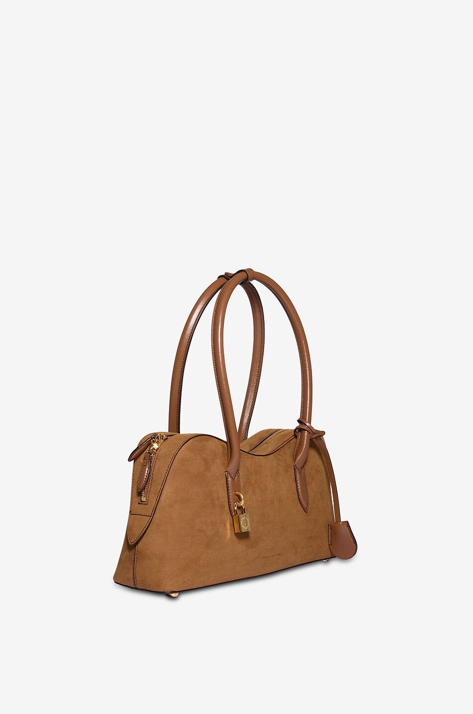 STELLA McCARTNEY Ryder faux suede shoulder bag Women BROWN 2
