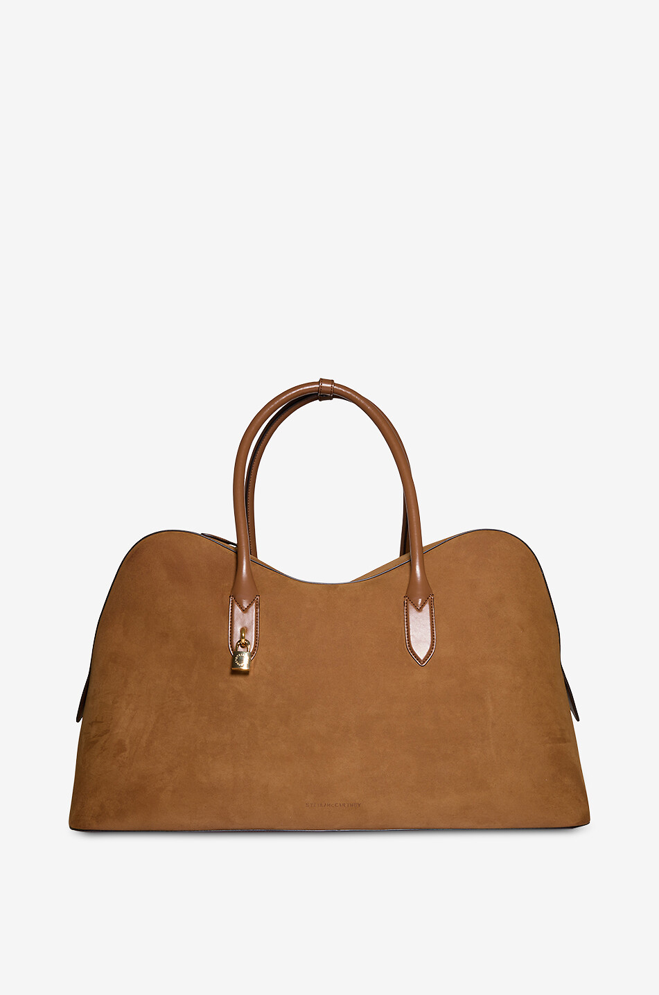 STELLA McCARTNEY Ryder vegan suede travel bag Women BROWN 1